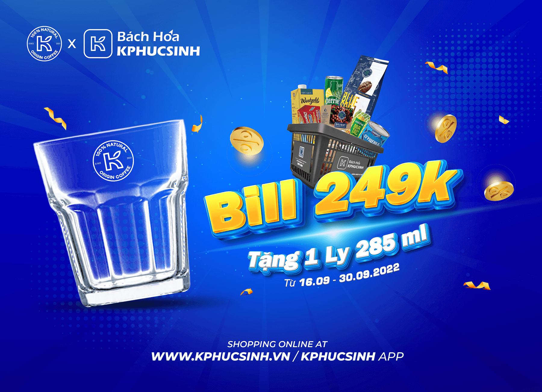 [21/09 đến 30/09] Mua Hàng KphucSinh - Rinh quà hấp dẫn cho bill nhiều sản phẩm từ 249K. Nhanh tay kẻo hết!